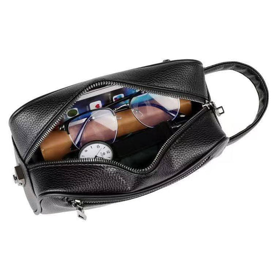 Pochette en cuir raffinée - avec système de verrouillage