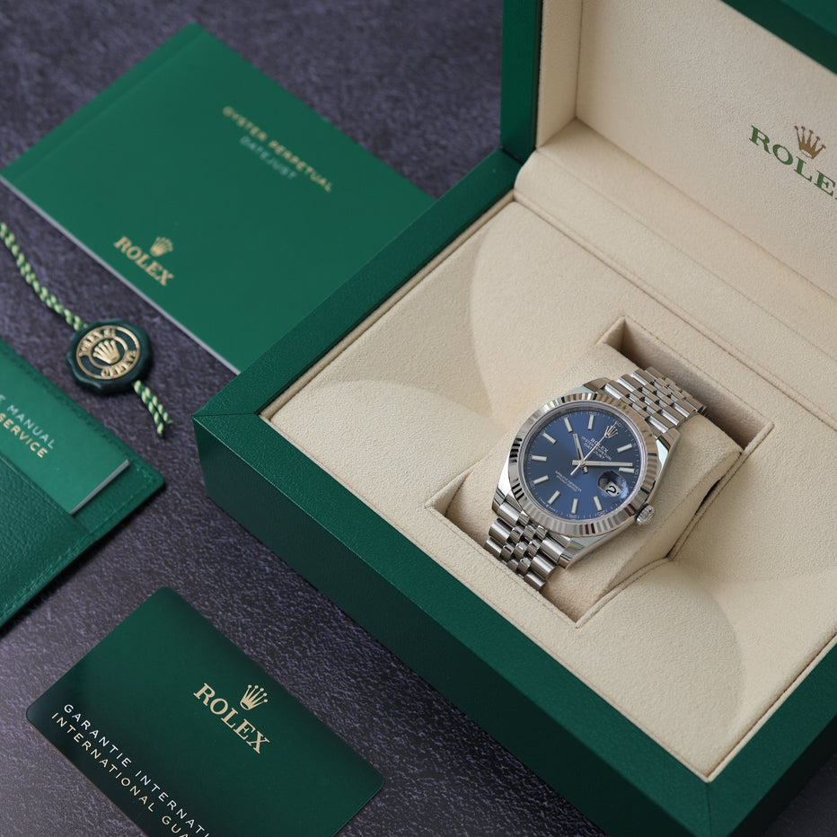 Rolex Datejust Blue Dial Jubilée 126334