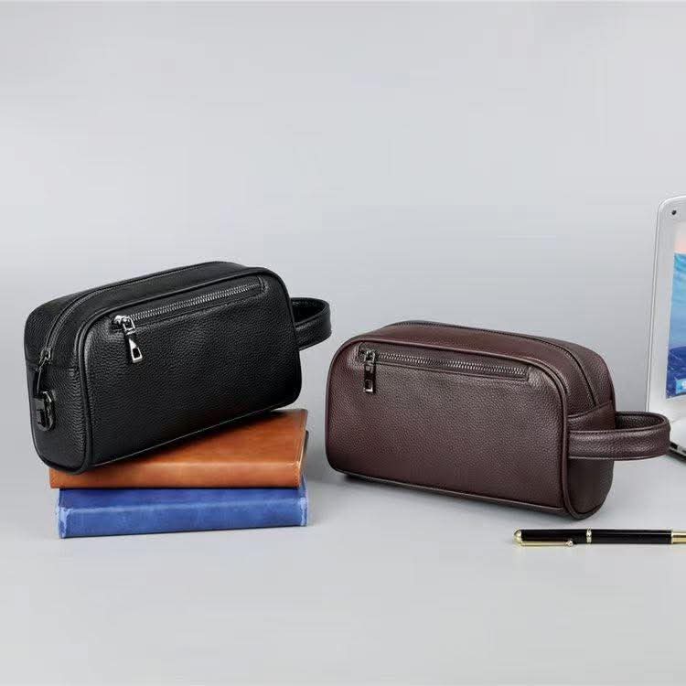 Pochette en cuir raffinée - avec système de verrouillage